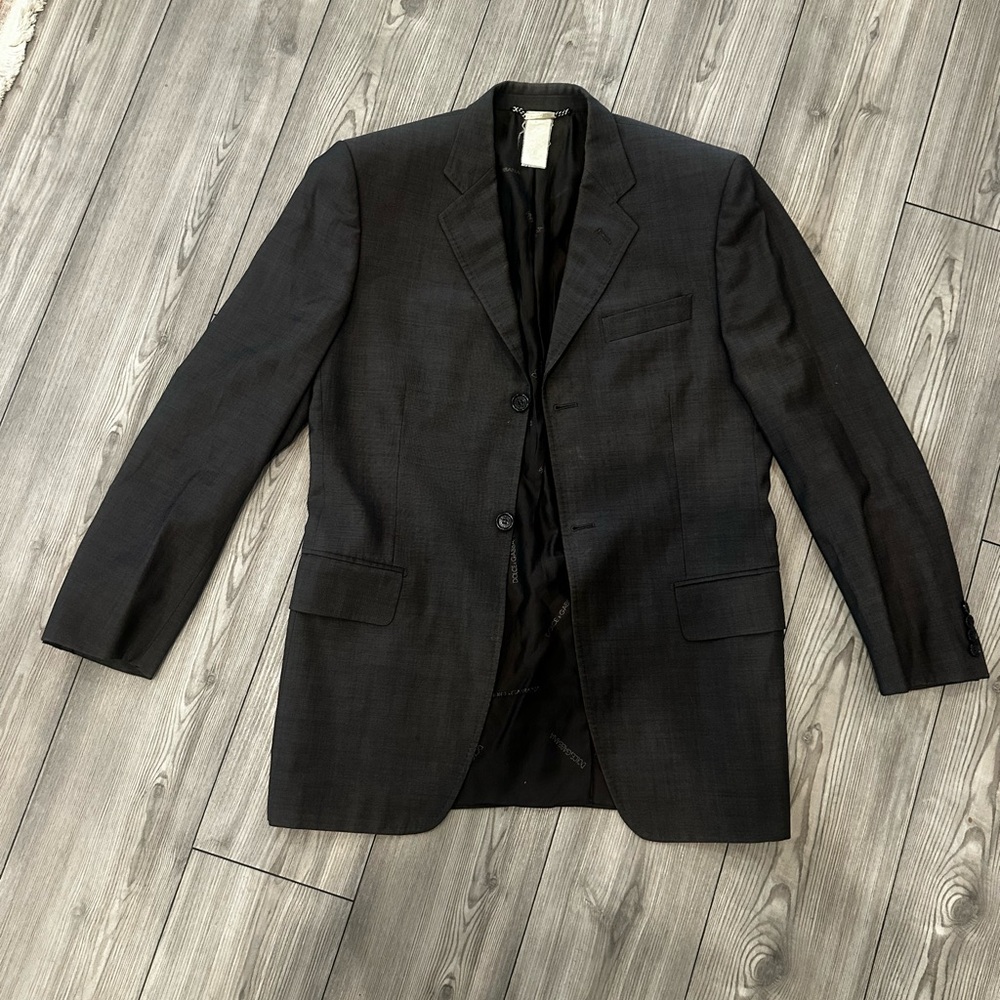Dolce & Gabbana Chorcoal Y2K Blazer Size Large